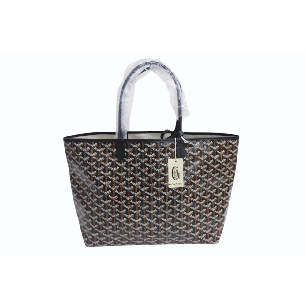 Goyard tote leather black Saint bag Louis